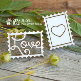 Чіпборд марки Love, 20 * 27 мм від ScrapBox
