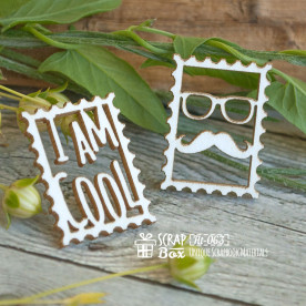 Чіпборд марки I am cool, 20 * 27 мм від ScrapBox