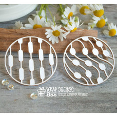 Чіпборд кола "Ботаніка" великі, 55 * 55 мм від ScrapBox