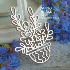 Чіпборд кімнатна квітка, 59 * 77 мм від ScrapBox