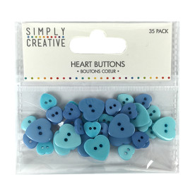Набор пуговиц Blue, 38 шт от Simply Creative