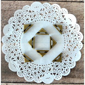 Куточки металеві фігурні, бронза, 2,3 * 1,7 см, 8 шт від Hobby & You