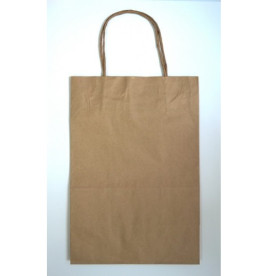 Крафт-пакет коричневого цвета с ручкой, 1 шт, 24 * 8 * 15см от Hobby&You