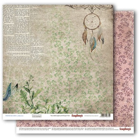 Двусторонняя бумага Ловец снов , 1 шт 30,5х30,5 см от ScrapBerry's