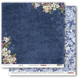 Двосторонній папір Індиго, 1 шт 30,5х30,5 см від ScrapBerry's