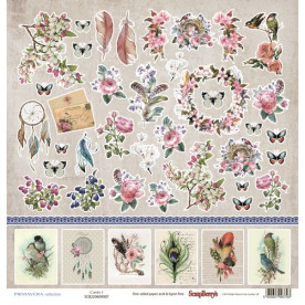 Односторонній папір Картки 1, 1 шт 30,5х30,5 см від ScrapBerry's