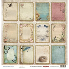 Односторонній папір Картки 2, 1 шт 30,5х30,5 см від ScrapBerry's