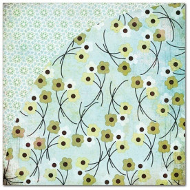 Двусторонняя скрапбумага Kioshi - Water Lily от BasicGrey