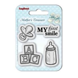 Набор штампов Мамины сокровища 4 (англ), ScrapBerry's
