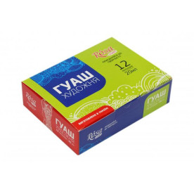 Набор гуашевых красок 12 * 20 мл ROSA Studio