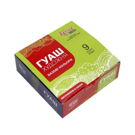 Набор гуашевых красок 9 * 20 мл ROSA Studio