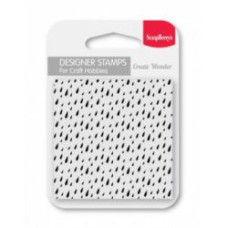Фоновый штамп Дождик, 10,5*10,5 см, ScrapBerry's