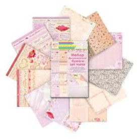 Набір двостороннього паперу "З Днем Весілля" 12 аркушів, 160 гр / м2 від АртУзор