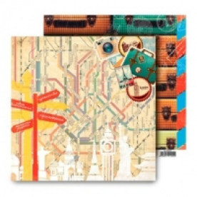 Лист двусторонней бумаги Счастье в мелочах, 29,5*29,5 см от АртУзор