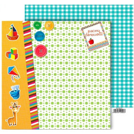 Аркуш двостороннього паперу Рости великий, 29,5 * 29,5 см від АртУзор