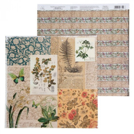 Бумага для скрапбукинга "Вырезки", 29,5*29,5 см 180 гр/м2 от АртУзор