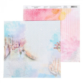 Бумага для скрапбукинга "Венеция", 29,5*29,5 см 180 гр/м2 от АртУзор