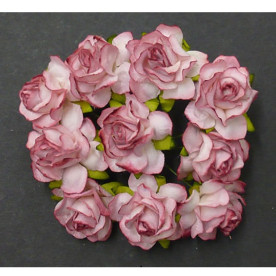 Набір 5 трояндочок рожевого кольору, 30 мм.