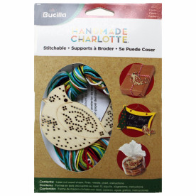 Набір для вишивання Wood Stitchable Shape CARDINAL від Bucilla