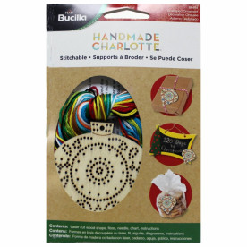 Набір для вишивання Wood Stitchable Shape SCALLOPED ORNAMENT від Bucilla