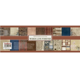 Набір двостороннього паперу "Архів", 30 * 30 см, 9 л від ScrapBerry's