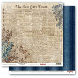 Двусторонняя бумага На Первую Полосу, 30,5х30,5 см от ScrapBerry's