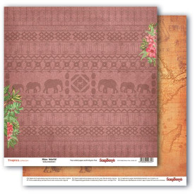 Двосторонній папір Дивовижний Світ, 30,5х30,5 см від ScrapBerry's