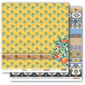 Двусторонняя бумага Бордюр, 30,5х30,5 см от ScrapBerry's