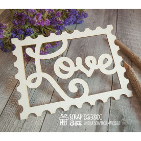 Вкладыш для альбома в форме марки, 100*135 мм, 1 шт от ScrapBox