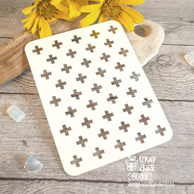 Чипборд Карточка Project Life Cross, 100*75 мм от ScrapBox