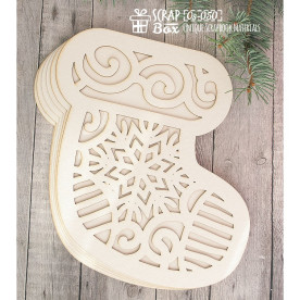 Основа для альбома в форме носочка, 6 шт, 212*224 мм от Scrapbox