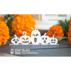 Чіпборд Веселі гарбуза, 23 * 65 мм від Scrapbox