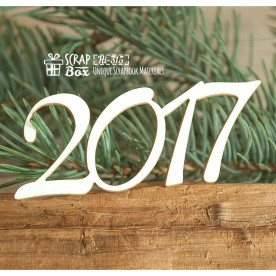 Чіпборд 2017 (2), 70 * 28 мм від Scrapbox