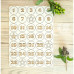 Чіпборд набір чисел для різдвяного календаря, 163 * 225 мм від Scrapbox