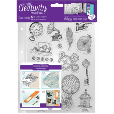 Набір акрилових штампів Stationery, Docrafts