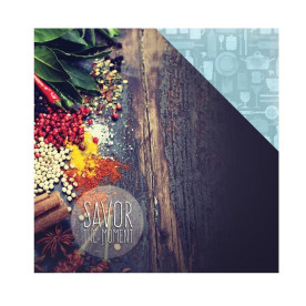 Двосторонній папір Savor The Moment, 30 * 30 см, 1 лист від Paper House