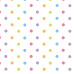 Односторонній скраппапір Multi Dots від DCWV