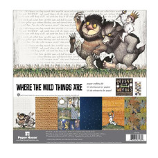 Набір паперу Where The Wild Things Are, 9 листів + накл від Paper House