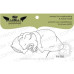 Акриловый штамп Спящая мышка, 6*3,2 см, Lesia Zgharda