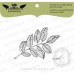 Акриловий штамп Гілочка з листочками маленька, Lesia Zgharda
