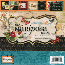 Набор скрапбумаги Mariposa 20x20 24 листа от DCWV