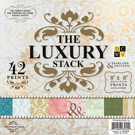 Набір скраппаперу Luxury 20x20 24 листа від DCWV