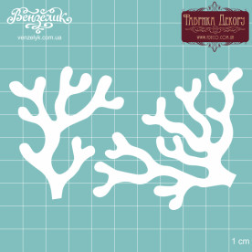 Набор чипбордов, "Корралы 01", 2 шт от Вензелик