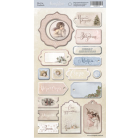 Чипборд для скрапбукинга "Shabby Winter", 18шт от Scrapmir