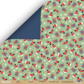 Аркуш двостороннього паперу Подарунки, 30 * 30 см Scrapmir