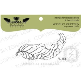 Акриловый штамп Листочек, 5,2*2,7 см, Lesia Zgharda