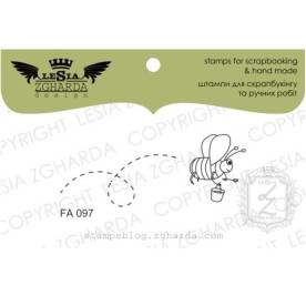 Акриловый штамп Пчелка 2 шт , Lesia Zgharda