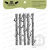 Акриловый штамп Стволы лесных  деревьев, 5,1*7,5 см, Lesia Zgharda