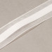 Стрічка з органзи та атласу білого кольору, 25 мм, 90 см