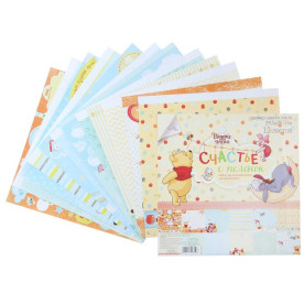 Набор бумаги "Счастье с пеленок", 12 листов, 29,5*29,5 см от АртУзор